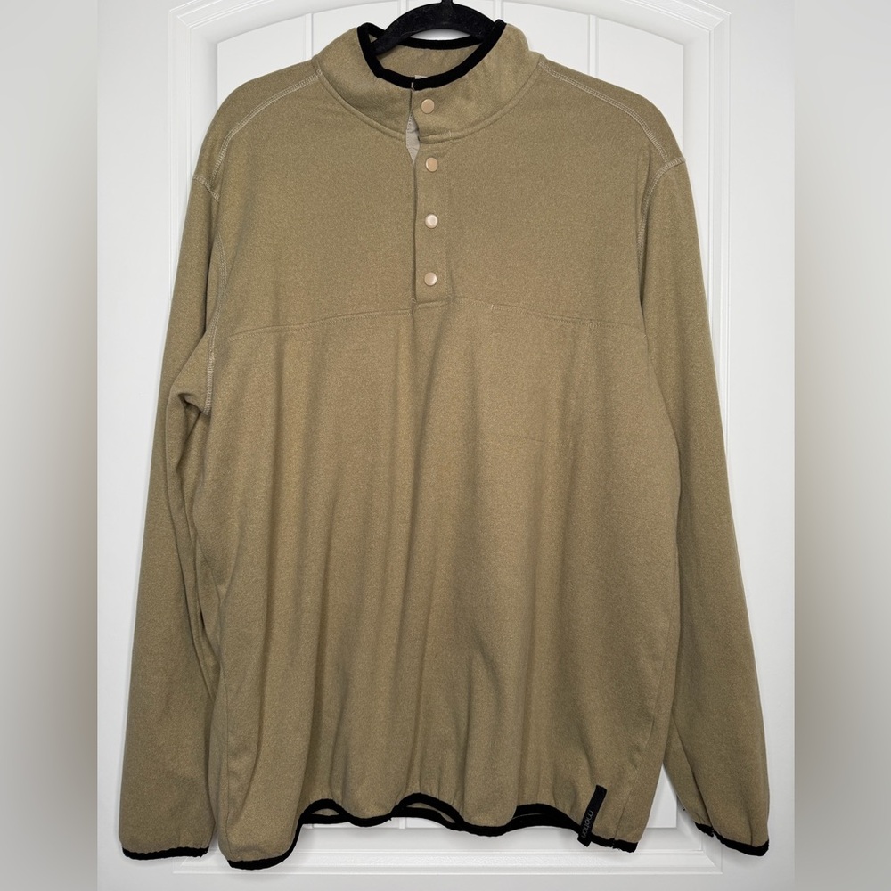 Motion Men’s Pullover Quarter Button Long Sleeve